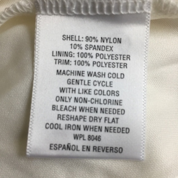 Charter Club White/Ivovy Lace Top - Picture 3 of 6